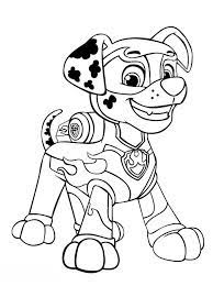 Kids N Fun Com Coloring Page Paw Patrol Mighty Pups Marshal Paw Patrol Coloring Pages Paw Patrol Coloring Coloring Pages