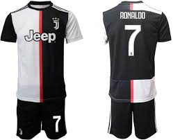 Juventus Home 7 Ronaldo 2019 2020 Football Club Team Jerseys Customsto