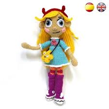 Star Butterfly Star Vs The Forces Of Evil Paid Amigurumi Pattern Amigurumi Pattern Crochet Yarn Crochet Teddy