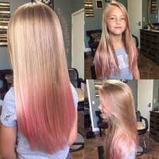 Little Girl S Long Colorful Hair More Gorgeous Hairs At Kinghair Who Devotes Itself For Many Years To Pro Kids Hair Color Colored Hair Tips Girl Hair Colors