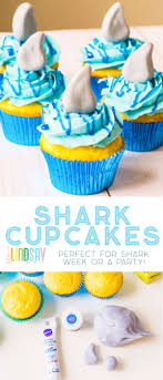 Perfect for children's birthdays and easily interpreted for a wide range of tastes, such as fans of jaws (although. Shark Cupcakes For Shark Week Or A Shark Party Seelindsay