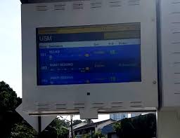 Their bus routes cover an area from the hub gertak sanggul stop to the hub taiping stop and from the dataran jam besar sg.petani. Bus Stop Real Time Display Boards Go On Trial In Penang Anilnetto Com
