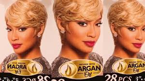 Do not forget the closure piece while making a place a small piece of hair out on a flat surface, and keep the bottom or back side up. Quick Weave Diy Pixie Cut Youtube