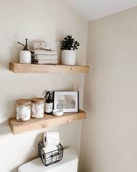 The Most Practical Trend Open Shelves Or Shelves In The Bathroom In 2020 Floating Shelves Diy Bathroom Decor Interior