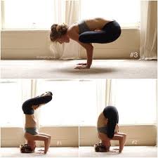 Tripod Headstand Transition Into Lotus Crow I D Love To Share A Video Of This Sometime But I M Unable To Do It Yoga Poses Advanced Advanced Yoga Yoga Pilates