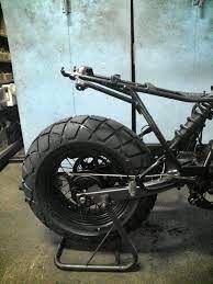 Custom Burner Project Custom Yamaha Tw200 In Progress Yamaha Tw200 Tw200 Yamaha