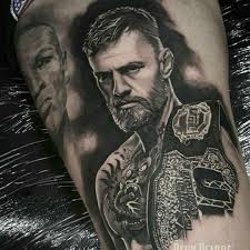 Heavy explores conor mcgregor's chest and back tattoos as well as additional ink all over his body. These Conor Mcgregor Fans Have Got Awesome Tattoos Of Their Ufc Hero Who Is Now Set To Take On Floyd Mayweather In A Boxing Match The Sun