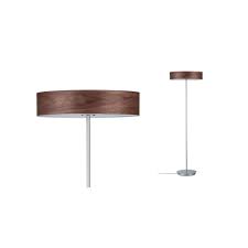Paulmann Led Stehlampe Neordic Liska Holz Dunkel Chrom Matt