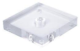 This round acrylic lamp base is 6 1/2 in diameter and measures 1 thick. Lamp Bases Table Floor Lamps B P Lamp Supply