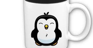 Cartoon Baby Penguin Two Tone Coffee Mug Zazzle Com Baby Penguins Penguins Baby Cartoon
