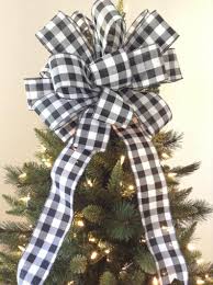 Black And White Buffalo Check Ribbon Michaels Pin On Christmas