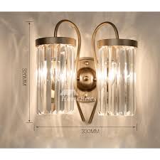 Ac powered (no plug) voltage: 2 Light Wall Sconce Vintage Gooseneck Bedside Modern Crystal Industrial Black Gold Wrought Iron