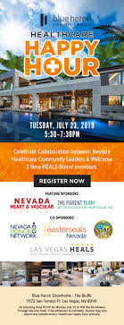 Community based free clinics is las vegas. Las Vegas Heals Partners With Blue Heron For July 23 Healthcare Happy Hour Las Vegas Heals