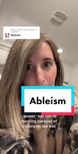 Replying to @little_kitty_nursery_ Hot take: the word “ableism” has lo...