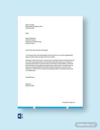 Free Personal Apology Letter For Misunderstanding Template Word Template Net In 2020 Letter Template Word Lettering Letter Templates