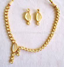 Classy Indian Jaipur Style Kundan Meena Strings Necklace Gold Micron Plating For Women Weddings Bridal Party Jewelry Jewelry Bridal Party Jewelry Jewels