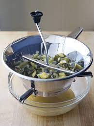 I Like To Use A Food Mill For Vegetable Soups It Gives Them More Texture Than Using A Blender Would Food Mills Culinary Lessons Food Network Recipes