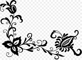 Buy floral clip art on ebay. Black And White Flower Png Download 3305 2403 Free Transparent Flower Png Download Cleanpng Kisspng