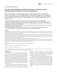 Sergio alba esquivel, emiliano zapata (morelos). Pdf One Step Nested Rt Pcr For Covid 19 Detection A Flexible Locally Developed Test For Sars Cov2 Nucleic Acid Detection