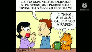 Each strip applies a new remix based on the literary oeuvre that is garfield. Linguistics With Liz Plus Sensibility A Square Root Of Minus Garfield Comic Youtube