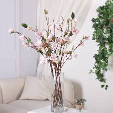 These faux flowers would be beautiful in a tall, clear vase in the center of a. 90cm Magnolia Artificial Flowers Long Stem Fake Magnolia Silk Vase Flowers Arrangment Orchid For Home Hotel Garden Wedding Decor Artificial Dried Flowers Aliexpress