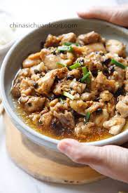 Steamed Chicken With Black Bean Sauce China Sichuan Food Cantonese Cuisine Chinese Cooking Chinese Cooking Wine