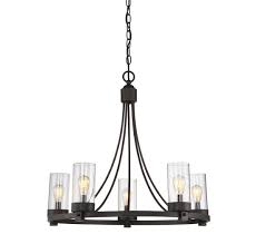 Trade Winds Ashland 5 Light Chandelier In Oil Rubbed Bronze