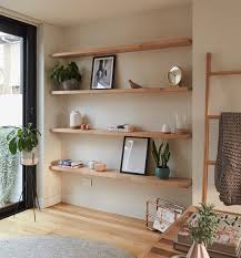Lacking Floor Space Make The Most Of Your Walls Floating Shelves Are The Answer To More Stor Diy Wooden Shelves Floating Shelves Living Room Floating Shelves