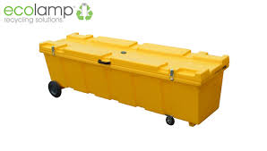 The large sized plastic labeled storage bins facilitate the provision of the convenient storage. Heavy Duty Lamp Storage Container Fluorescent Lamp Recycling Weee