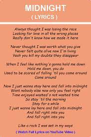 Alesso Liam Payne Midnight Lyrics Lyrics This Love Lyrics Beautiful Songs