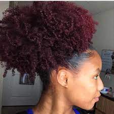 13 3k Likes 26 Comments Hhj Army Healthy Hair Journey On Instagram Puff Teamnatural Natu Dyed Natural Hair Natural Hair Puff Burgundy Natural Hair