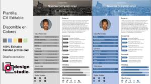 Más de 50 diseños de cv word para descargar, completar e imprimir. Diseno Powerpoint Curriculum Vitae Youtube