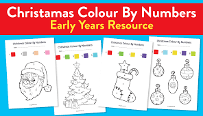 (fun ks2 maths revision quizzes to teach students in year 3, year 4, year 5 and year 6). Christmas Colour By Numbers Sheets For Early Years Teachwire Teaching Resource