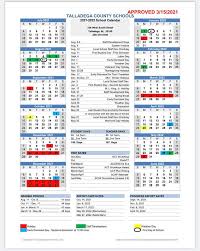 Download 2021 and 2022 pdf calendars of all sorts. 2021 2022 Talladega County Schools Calendar Released Sylacauga News