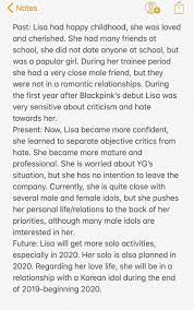 Lisa #lalisablackpink lisa reveals how a fortune teller changed her life. Kpop Fortune Teller On Twitter Guys Lisa Got The Most Number Of Likes And As I Promised Here Some Things About Her Past Present And Future Lisa Blackpink Lisablackpink Https T Co Y5uhf9cvgt