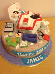 Cute Boy Birthday Cake For Teenager Boy Images Teenage Messy Bedroom Cake 18th Birthday Cake Cake Decorating With Fondant Celebration Cakes