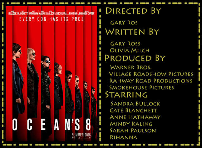 Ocean's 8 – Movie Meister Reviews