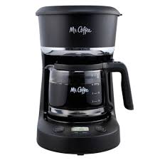 Cups, and the compact design fits nicely into small spaces. Mr Coffee 5 Cup Programmable Coffee Maker 25 Oz Mini Brew Brew Now Or Later With Water Filtration And Nylon Mr Coffee