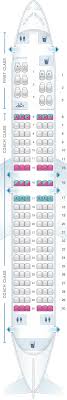 Seat Map Alaska Airlines Horizon Air Boeing B737 400