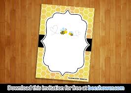 Make sure to scroll down to find all the goodies. Free Bee Baby Shower Invitations Templates Free Printable Baby Shower Invitations Templates