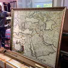 Kanvas Baski Eski Harita Ve Cerceve Uygulamasi Damartframe Ancient Map Canvas Print And Custom Framing Map Ancientmap 2020 Eski Haritalar Harita Cerceve