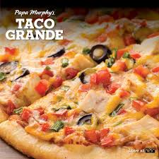 Taco Pizza Papa Murphys White Christmas Tree Garland