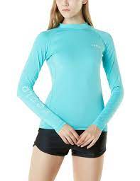 Women S Clothing Swimsuits Cover Ups Rash Guards Women S Upf 50 Swim Shirt Rashguard Short Long Sleeve Fsr21 Fsr24 Fs Women Clothes Sale Swim Shirts Women