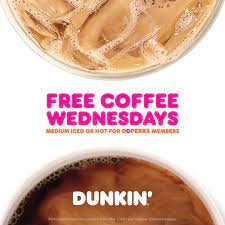 It's an easy 24 hours to journey through, if a warm or iced delight. Free Coffee Wednesdays With Dunkin Alameda Ca Patch