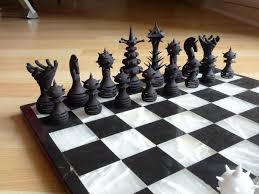 Chess Set 3d Model 3d Printable Stl Chess Set Chess Board Chess