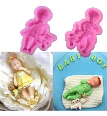 Molde De Silicone 2 Bebes Pasta Americana E Biscuit Leb Decoracoes Molde E Marcador Para Biscuit Magazine Luiza