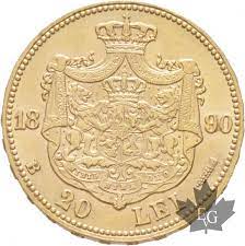 Turkish lira is sibdivided into 100 kuruş. Gold Roumanie 20 Lei 1883 1890 Or Gold