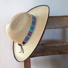 Hat Band Hatbands Cowboy Western Leather Beaded Etsy Hat Band Beaded Hat Bands Western Leather