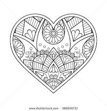 Image Result For Heart Mandala Mandala Coloring Mandala Coloring Pages Mandala Design Pattern