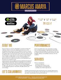 Press Kit — Marcus Amaya Music